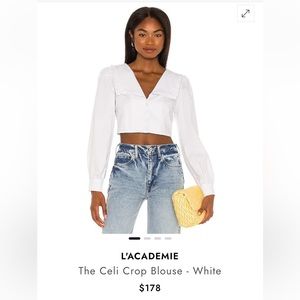 L'ACADEMIE - The Celi Crop Blouse